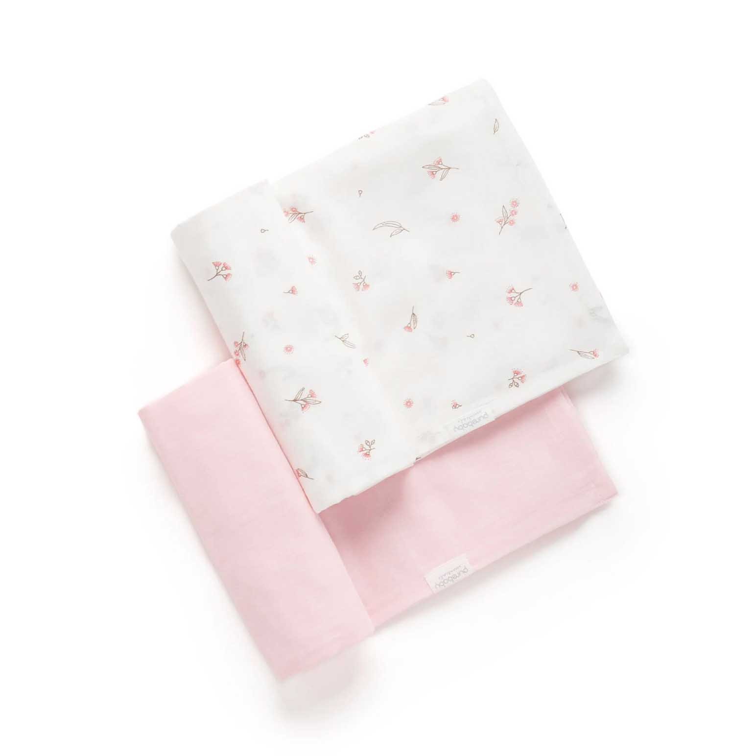 Purebaby Muslin Wrap 2 Pack